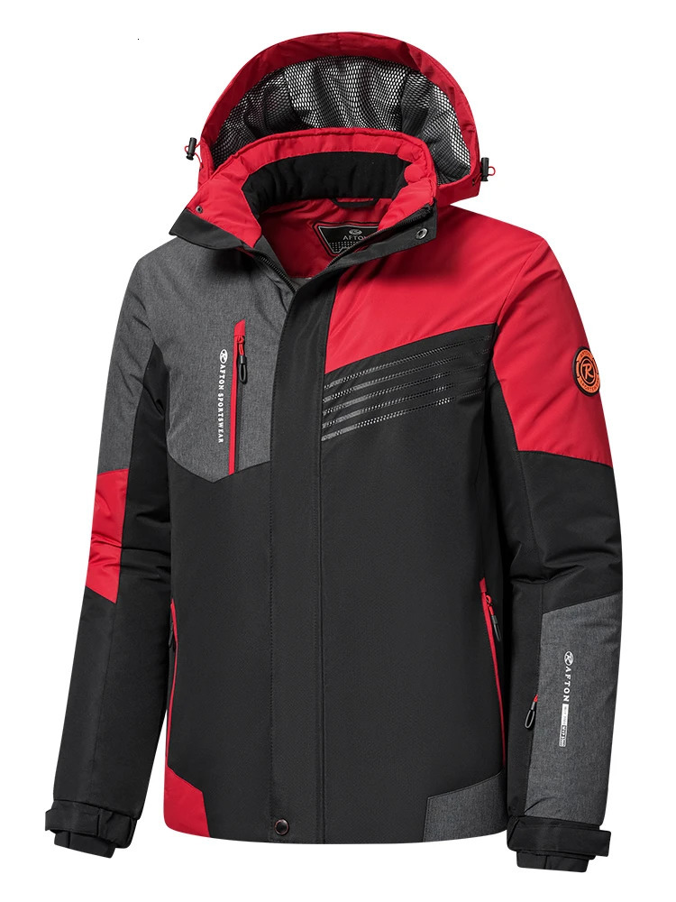 Men Winter Outdoor Jet Ski Snow Warm Parkas Jacket Coat Mens Outwear Premium Casual Hat Waterproof Thick Fleece w241126