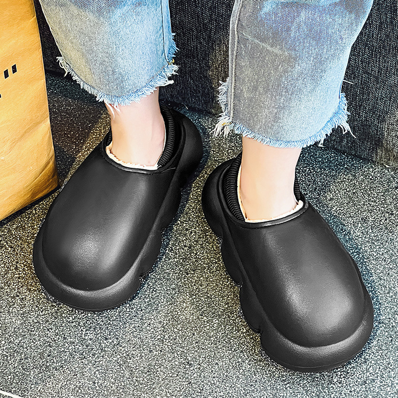 Free shipping designer's high-quality EVA soft thick soled women's winter fashionable home slippers, men's warm shoes new slippers