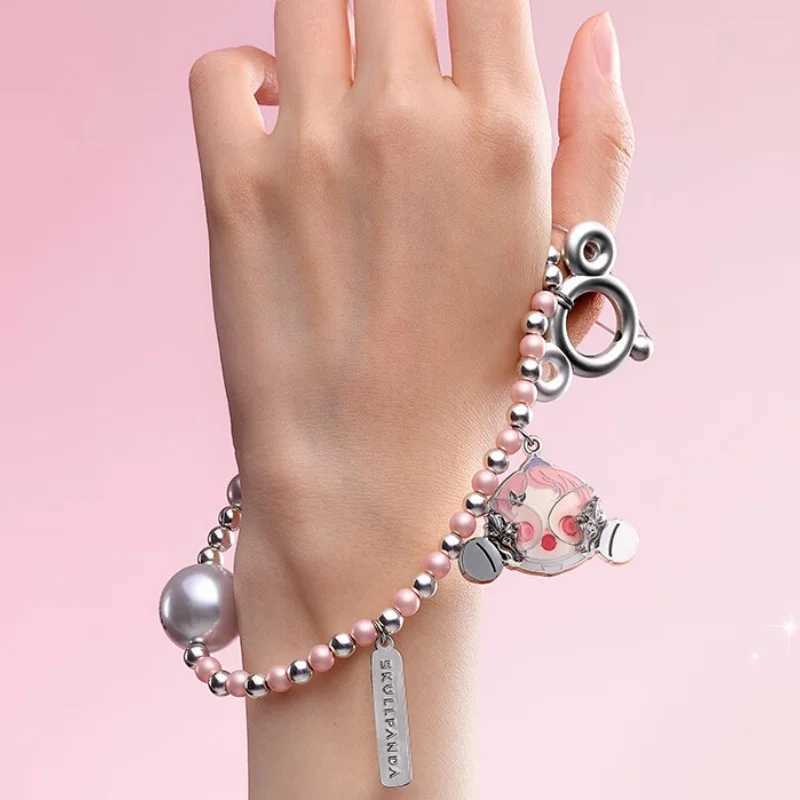 Hot Skullpanda Sound series phone chain blind box cute phone hanging rope mysterious box Kawaii girl chain toy surprise gift X241127