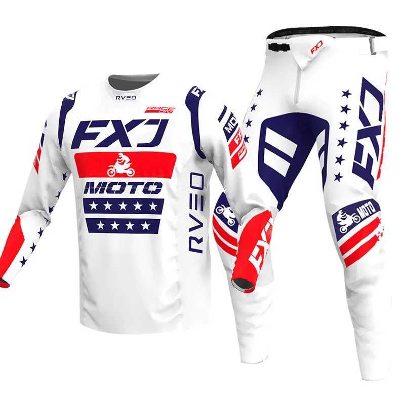 Racing Sets motocross gear set racing suit Off-road MX DH BMX ATV MTB Enduro MOTO Mens Kits Womens mountain Motorcycle Combo Downhill S2411284