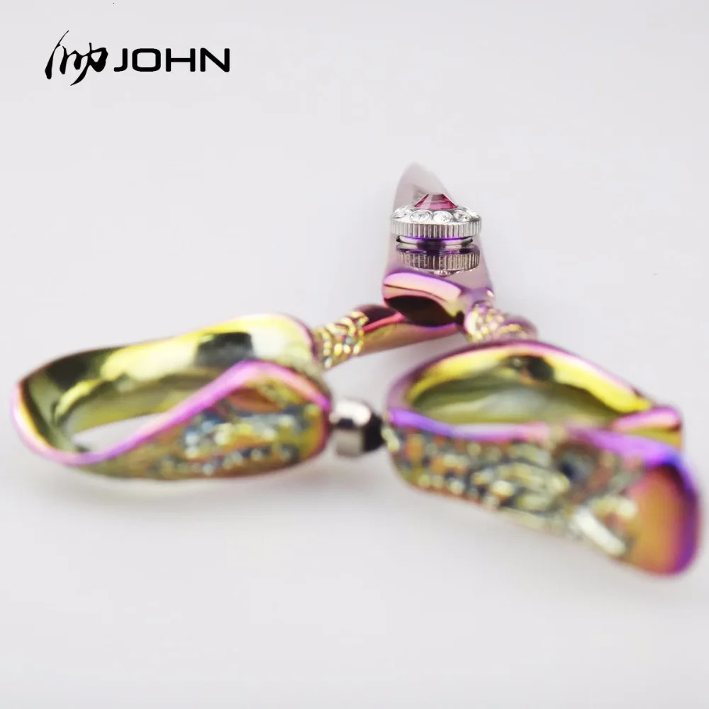 JOHN Professional Hairdressing Scissors Japan Hair Stylist Cutting Rainbow Purple Shears Dresser Salon 241122
