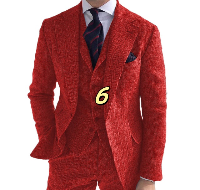 High-end k1302 textured suits for men, slim-fitting tops and coats, best man