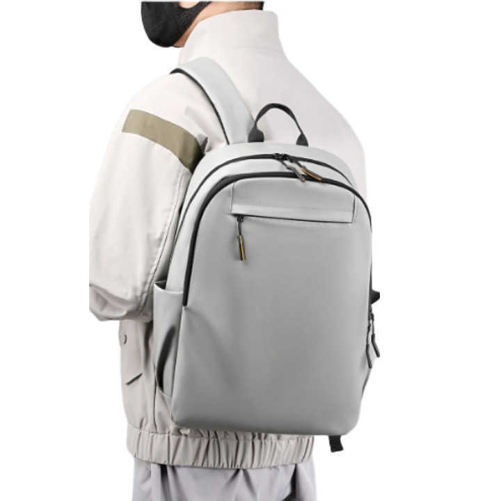 Men's Backpack 2024 New Fashionable Large Capacity Computer Backpack Business Leisure Simple Travel Student Backpack