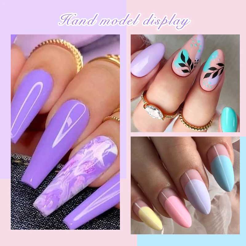 MEET ACROSS 80/20Pcs Flash Color gel nail polish Set Flash Semi Permanent Mixed Nail Art Clearcoat Nail Treatment Kit W241128