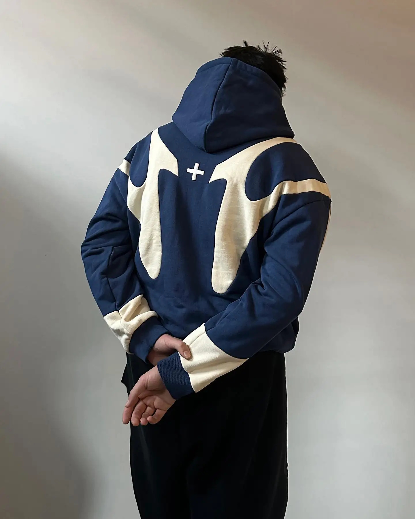Street Clothing Y2K Zipper Hoodie Mens Gothic Long Sleeve Jacket Sweater Harajuku Hip Hop Super Big Hoodie 241127
