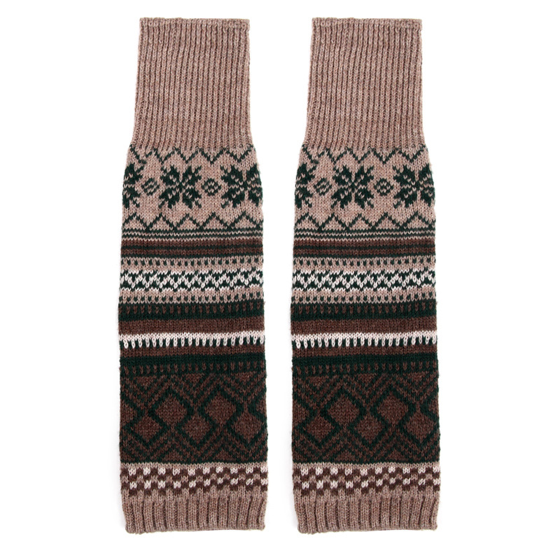 Bohemian Thick Fashion Wool Multi color Jacquard Warm Socks Korean Edition Autumn/Winter Women's Stacked Socks Wholesale
