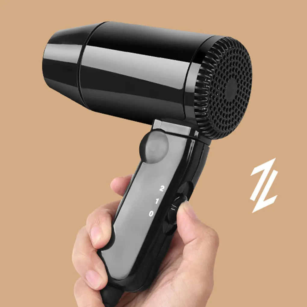 12V Car Hair Dryer Foldable Portable Bathroom Low Noise Remover Adjustable Cold Blower Styling Accessories 241128