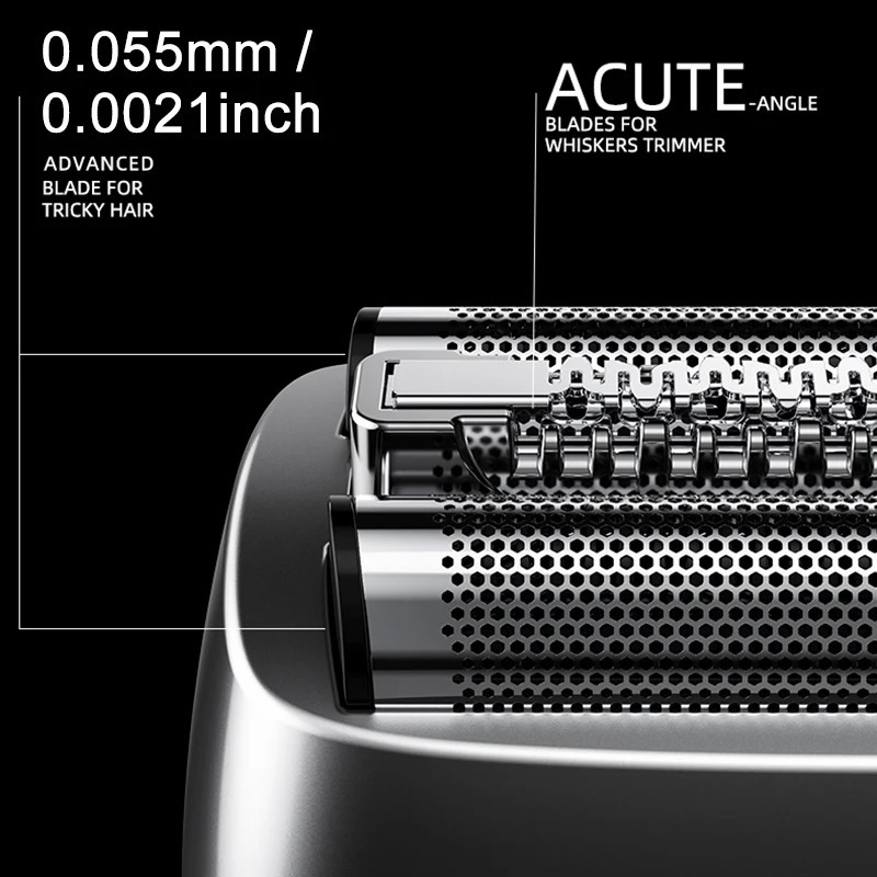 Professional Reciprocating Shaver For Man Multifunction Electric Beard Razor Twin Blade Rechargeable Face Knives Trimmer 240420
