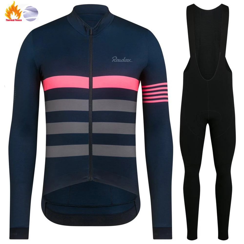 Winter jacket mens cycling clothing Raudax winter cycling jersey MTB cycling pants set Ropa Ciclismo triathlon cycling kit 241127