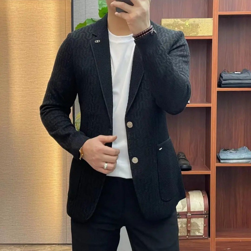 K584 Men's Slim Fit Casual Suit Jacket Fashion with Small
