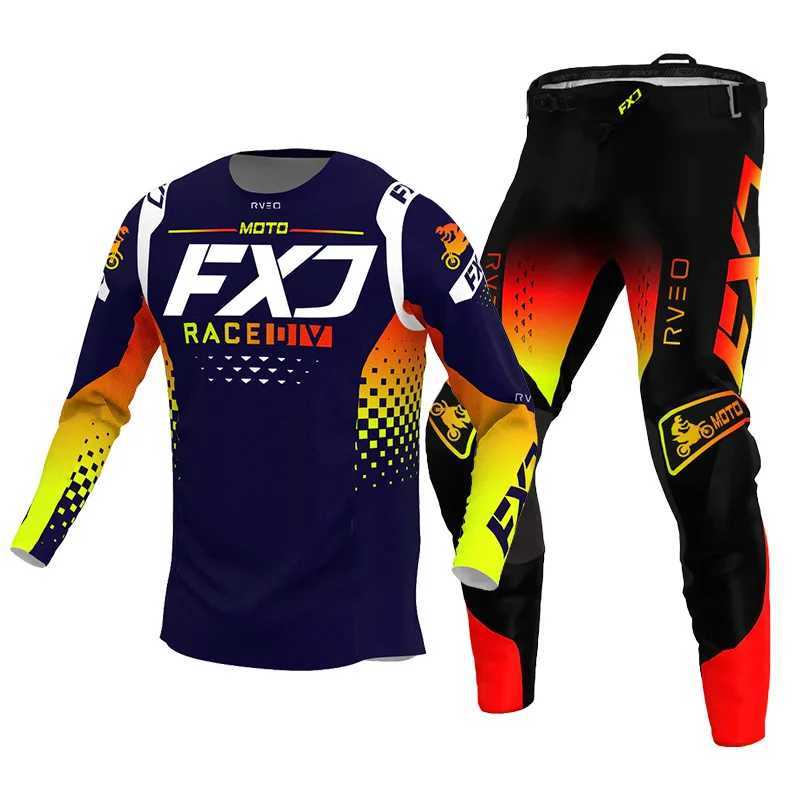 Racing Sets motocross gear set racing suit Off-road MX Enduro MOTO Mens Kits Womens Motorcycle Combo white Pink black red green S2411284