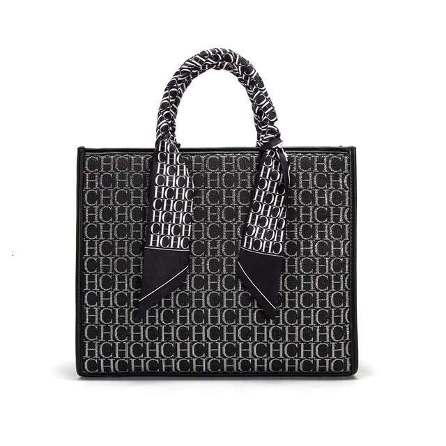 Fashionable Classic Handbag Square Design Letter Printed Retro Women's Handbag Large Capacity Women's Bag