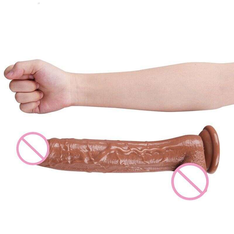 Realistic Long Dildo Erotic adult toys Huge Strong Silicone Suction Cup For Women anal Sex Products double dildo