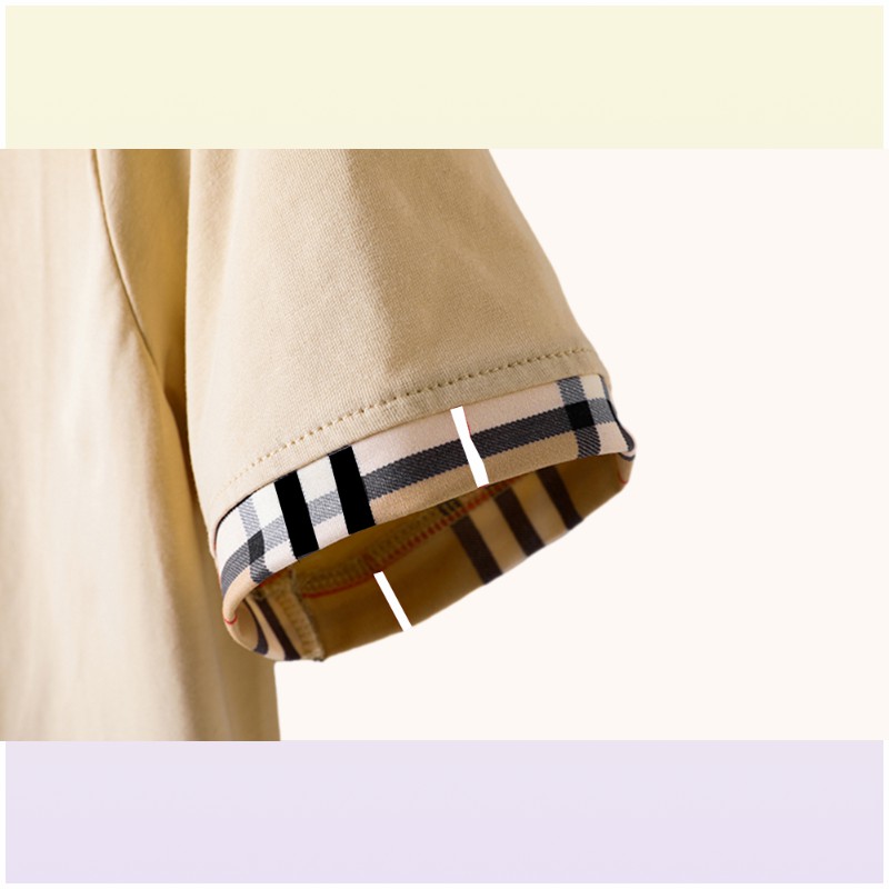 New designer Men039s TShirts fashion casual highgrade 100 cotton breathable wrinkle resistant slim commercial clothing stree