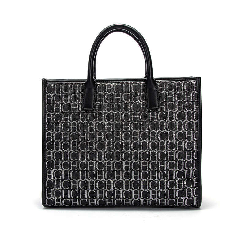 Fashionable Classic Handbag Square Design Letter Printed Retro Women's Handbag Large Capacity Women's Bag
