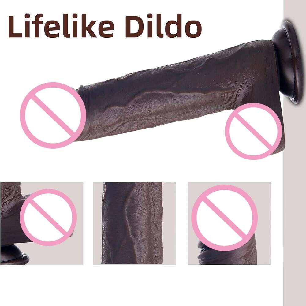 Thrusting Black Realistic Dildo Remote Telescc G Spot Anal Stimulation Vibration Cook Sex Toys for Women Man Gay 18+