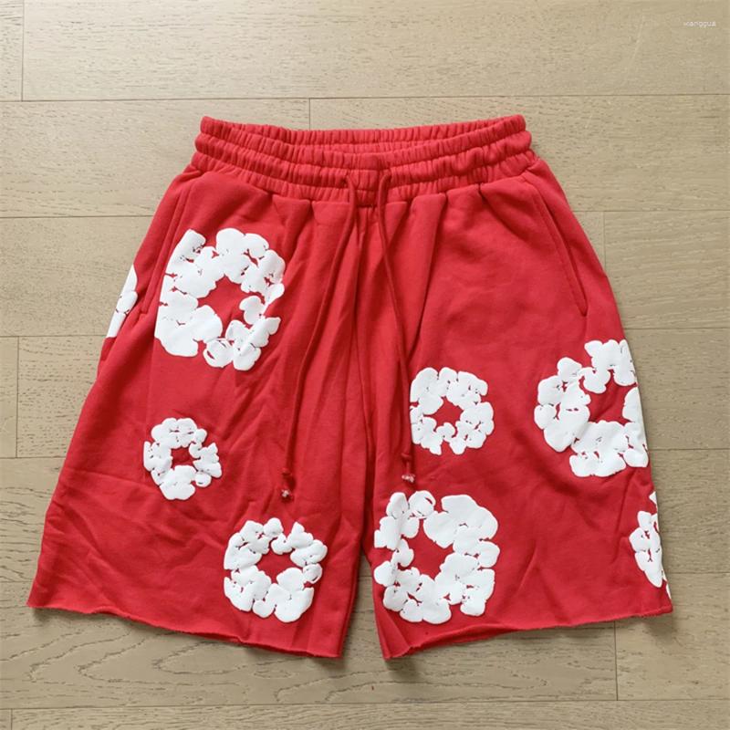 Men's Shorts Frog Drift Fashion Brand Streetwear Foaming Printing Graphics Printed Casual Pants Vintage Clothing Drawstring For Men