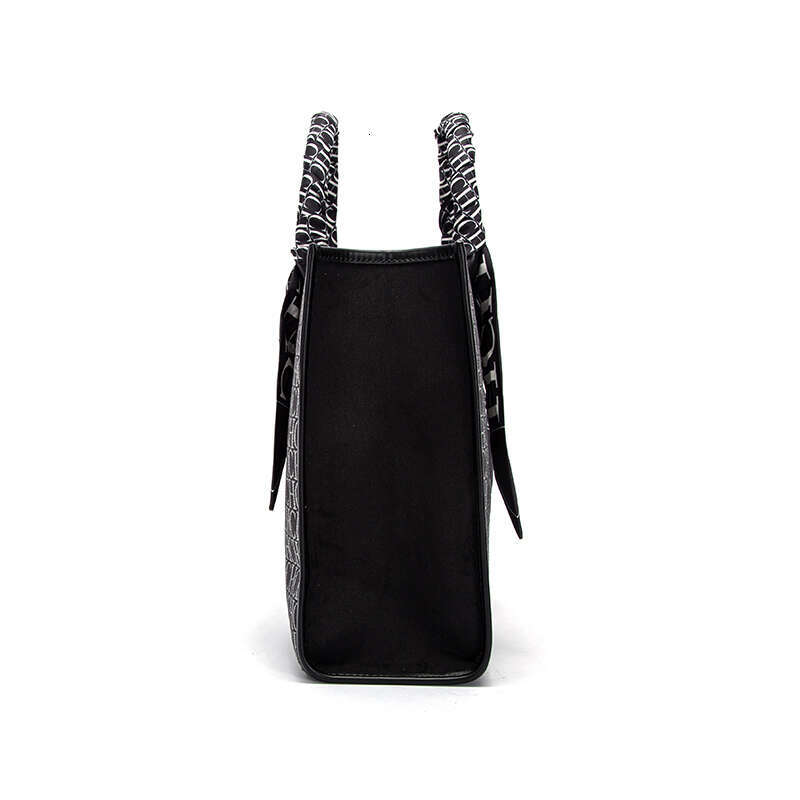 Fashionable Classic Handbag Square Design Letter Printed Retro Women's Handbag Large Capacity Women's Bag