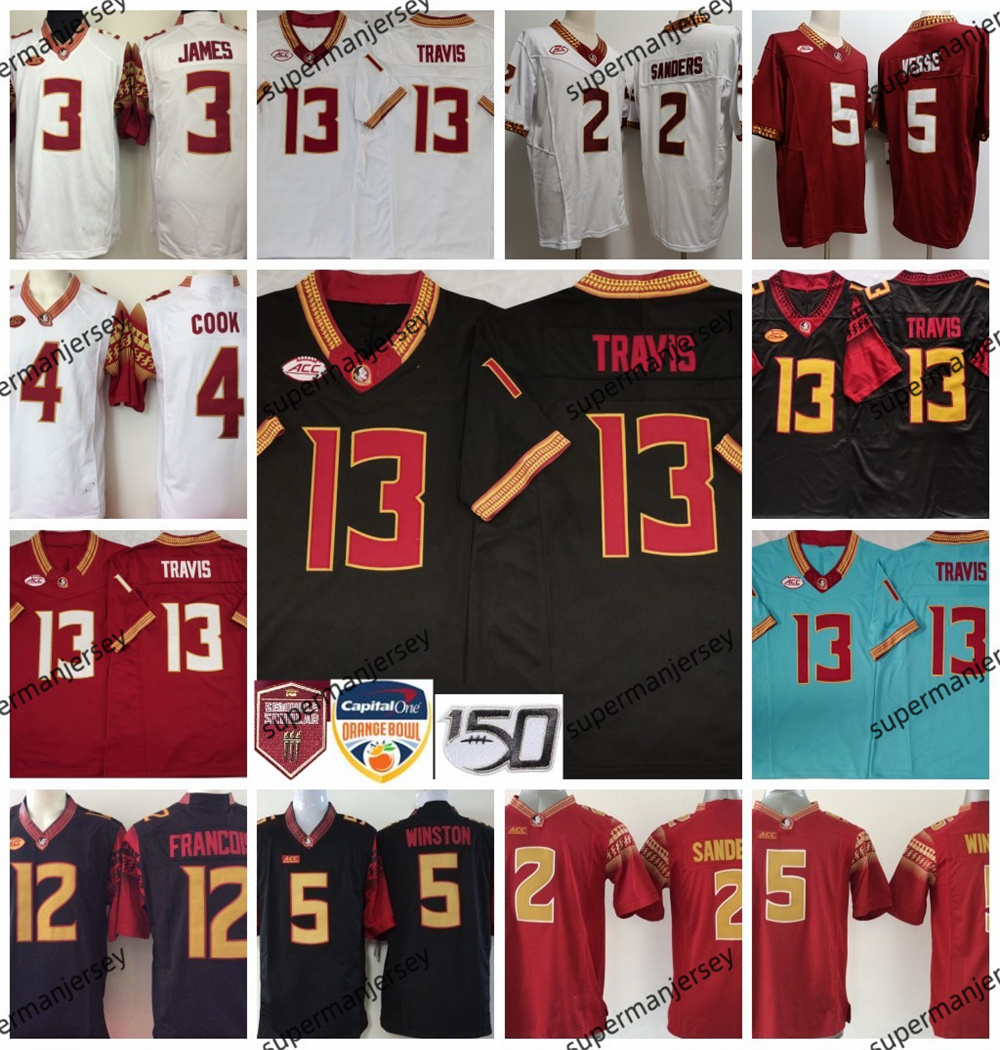 Florida NCAA College State Football Jersey Jerseys Stitched FSU 13 Travis 4 Dalvin Cook 12 Chubba Purdy 2 Deion Sanders 5 Winston MEN