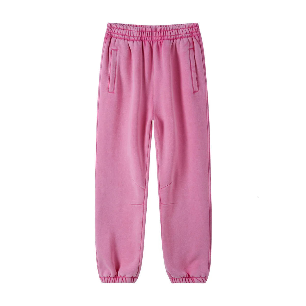 Custom 2024 autumn winter washed batik old sweater sweatpants 360G cotton polyester velvet thickened mens womens suit 241127