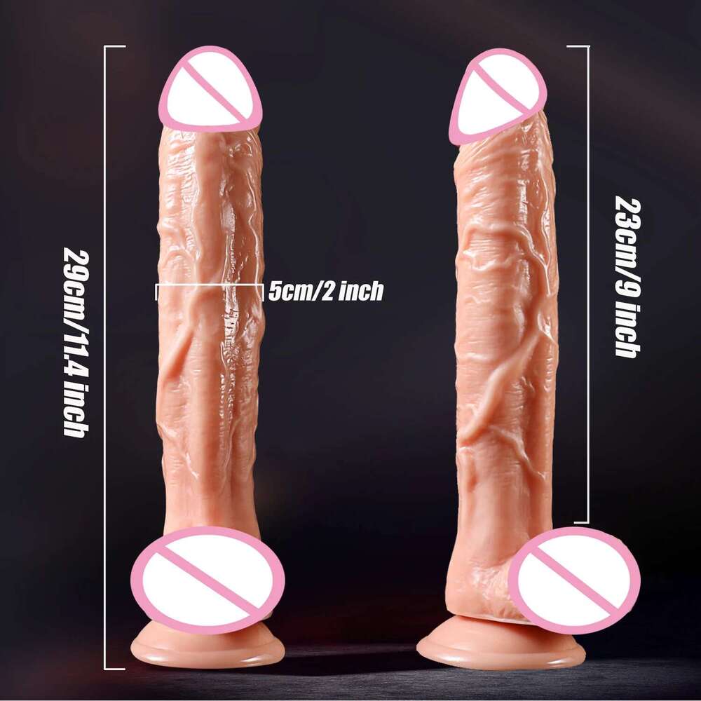 9 Inch Huge Realistic Dildo with Suction Cup Adult Sex Toys Women Men Big Lifelike Dildos for Vaginal G spot and Anal Play
