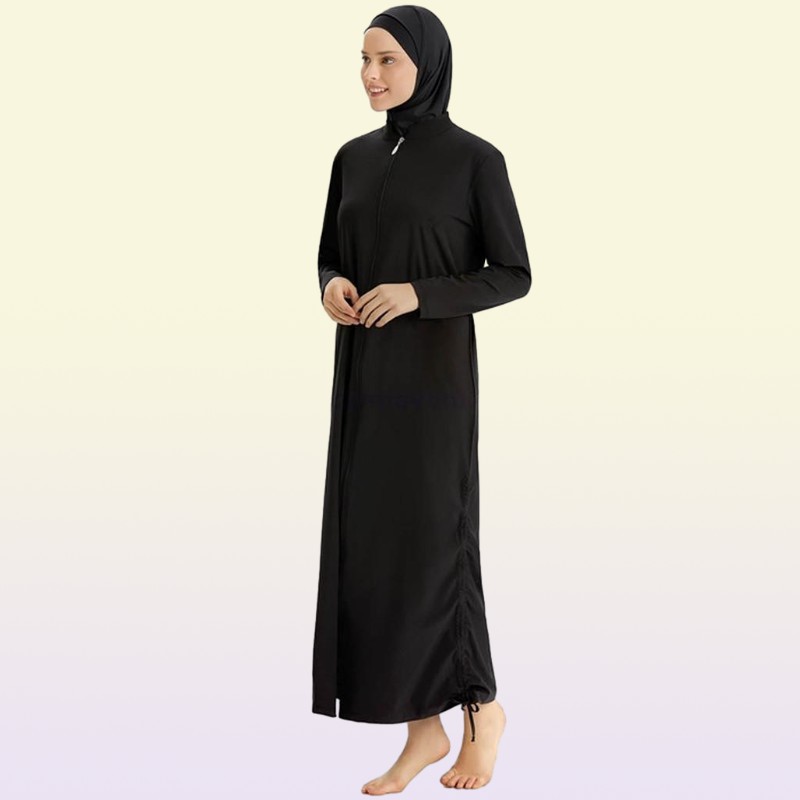 Swim Wear Islamic Women Muslim Swimwear Long Dress And Pants Burkini Swimsuit Modest Surf Sport Full Suit Swimming 3 Piece Sets