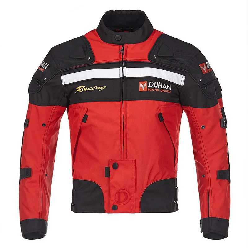 Racing Sets DUHAN Winter Motorcycle Riding Suit Mens Fashion Suit Racing Motorcycle Jacket Waterproof Anti-fall Racing Suit for All Seasons S2411284