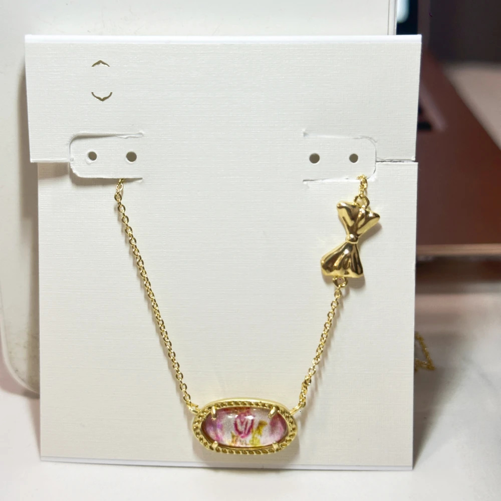 YEEVAA Love Shack Fancy Bow Blooming Inheritance Fantasy Necklace Suitable for Women Fashion Jewelry Unique Gifts 241127