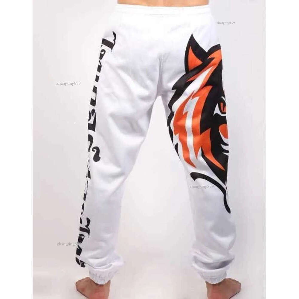 Men boxing sports fitness Tigter Muay Thai Personality Loose Large Size Thai Fist and Jogging Pants Running Fights Kickboxing LJ201217