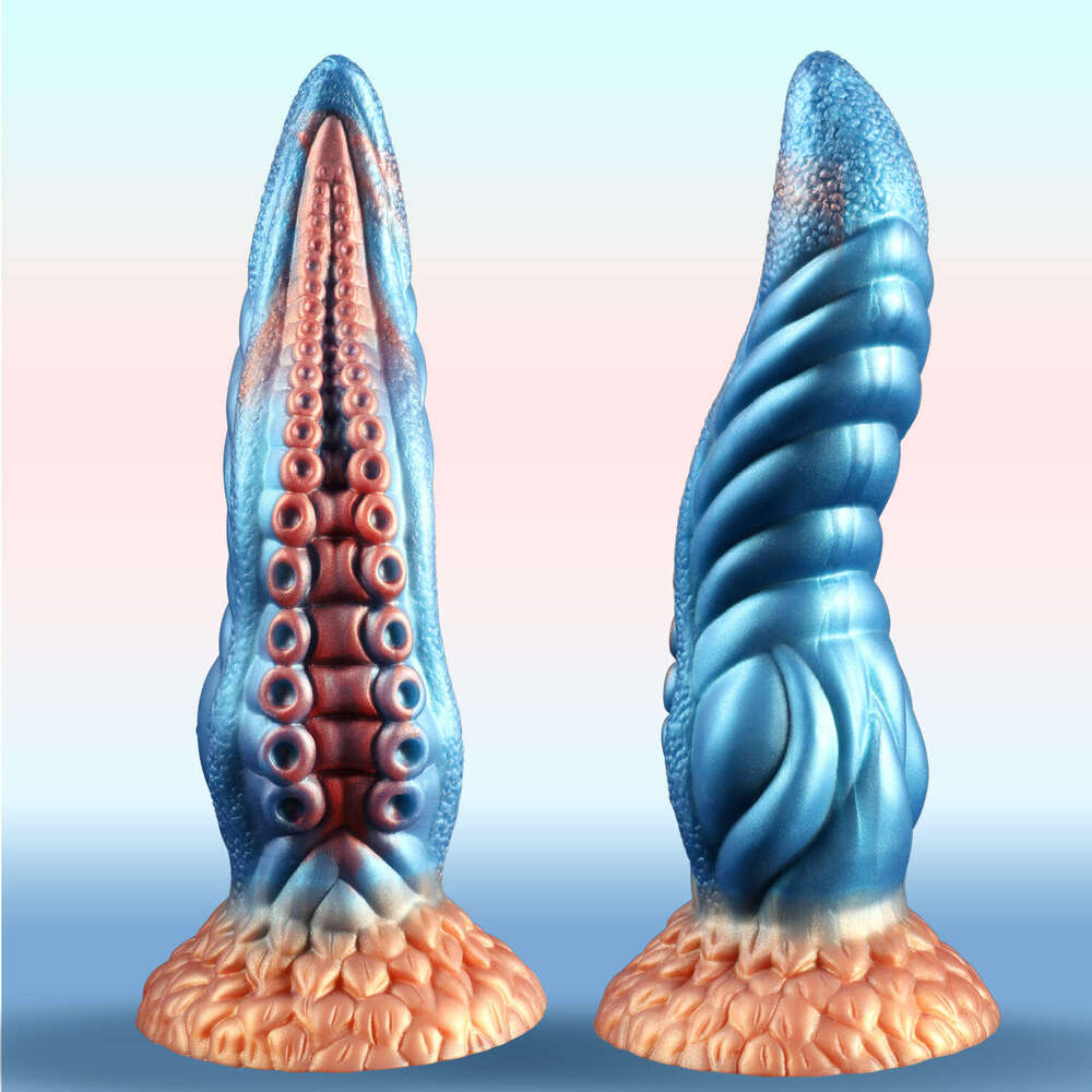 10 Inch Realistic Tentacle Dildo Silicone Monster Suction Cup G Spot Hands-Free Play Adult Sex Toys For Women Man Couple