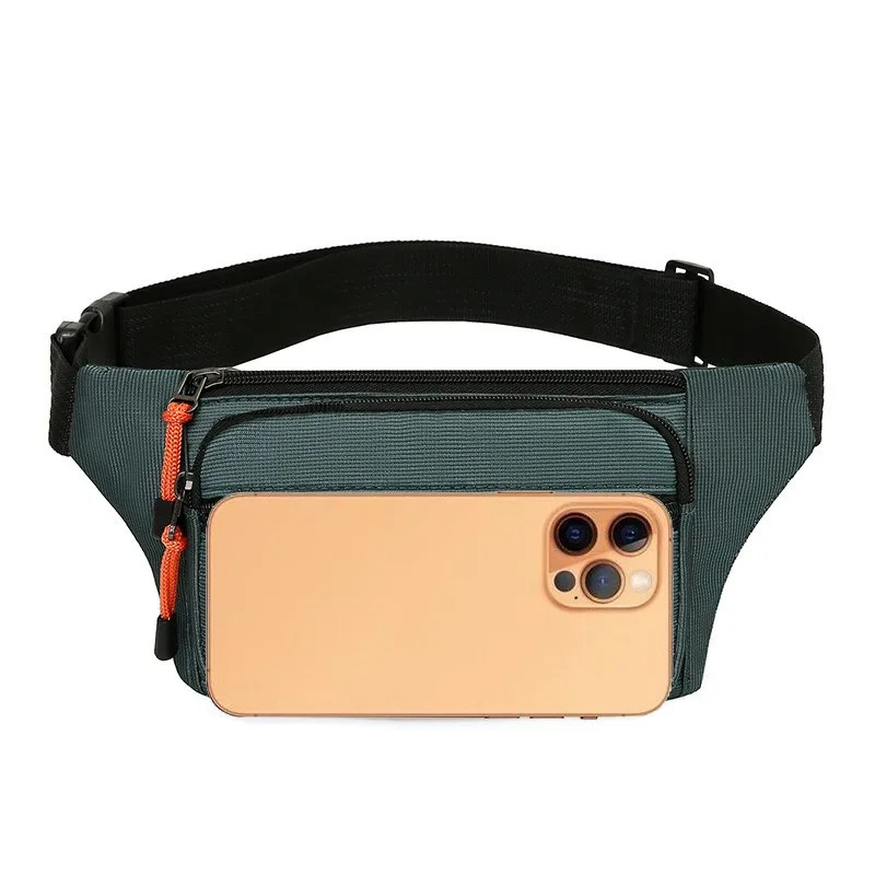 Waterproof Men Waist Bag Fanny Pack Fashion Running Chest Unisex Sling Crossbody Casual Hip Belt Packs 241115
