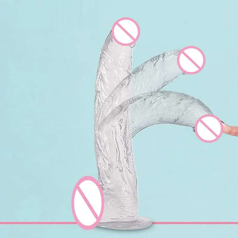 Small Glans Big Thick Dildo with Suction Cup, Realistic Flexible Anal & Vaginal Sex Toy for Men, G-Spot Stimulation
