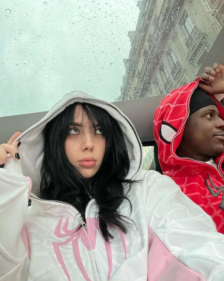 Women's Hoodies Streetwear Zip Hoodie YK Clothes Mens Womens Harajuku Gothic Hip Hop Embroidered Oversized Sweatshirt Jacket