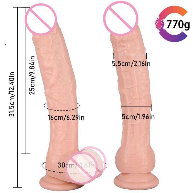 Realistic Long Dildo Erotic adult toys Huge Strong Silicone Suction Cup For Women anal Sex Products double dildo