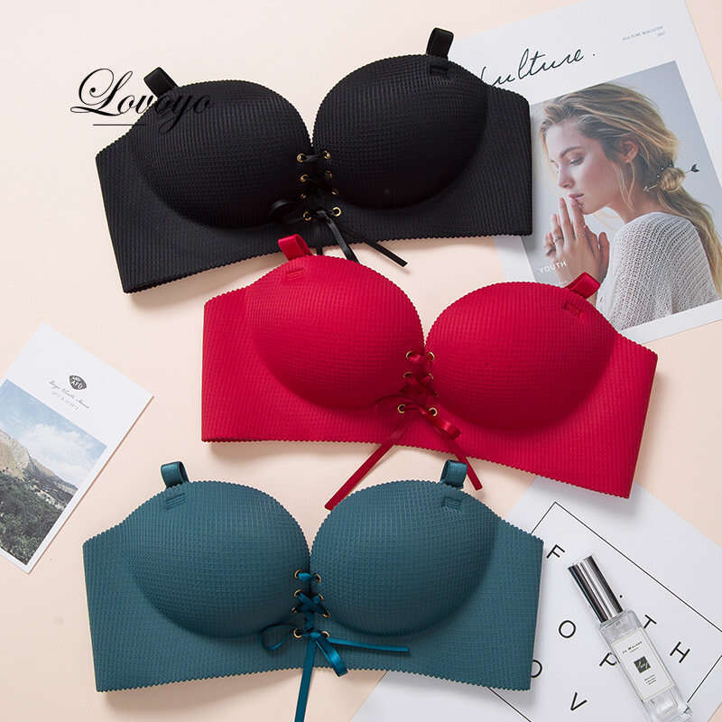 Bestseller Sexy Bras For Women Push Up Bra Wire Free Gerie Bandage Seamless Bralette 1/2 Cup Fashion High Quality Underwear Ddmylion