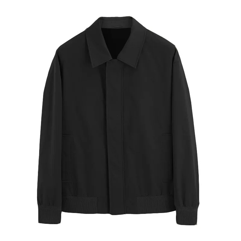Melad spring/summer autumn mens collar high-end trend solid color casual scene jacket 241127