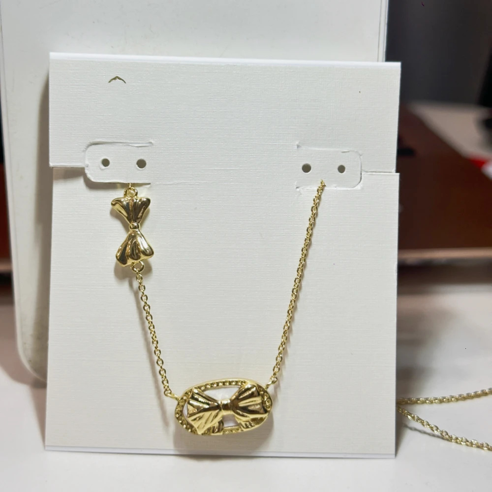 YEEVAA Love Shack Fancy Bow Blooming Inheritance Fantasy Necklace Suitable for Women Fashion Jewelry Unique Gifts 241127