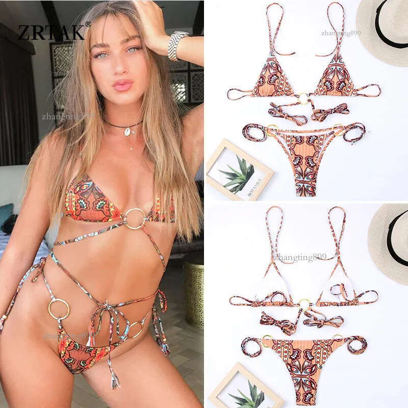 Zrtak Elegant Purple Swimwear Women Bathing Suit Hollow Out Female Quality Pleated Swimsuit Double-Sided Bikini Set 210329