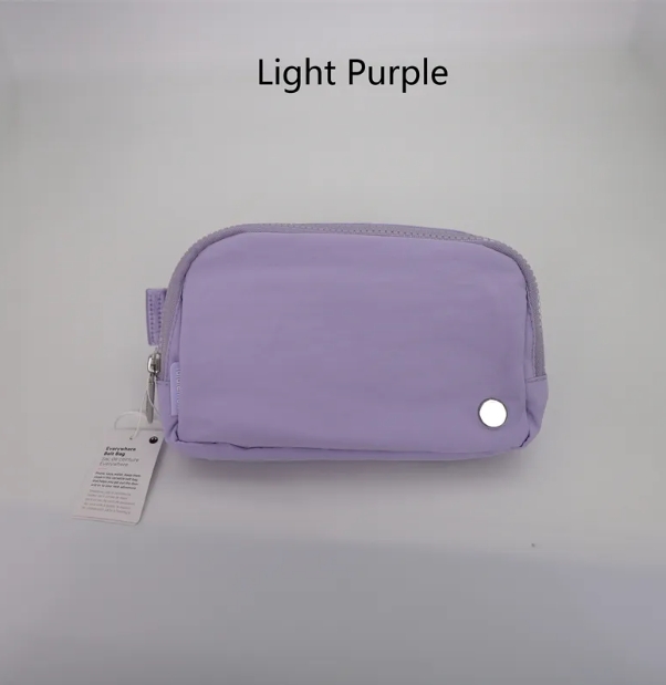 Fashionable Nylon Yoga Belt Bum Everywhere Bag - Durable Portable Fanny Pack for Both Genders 1227