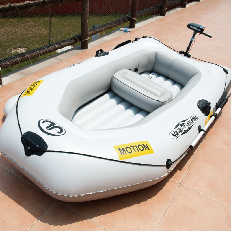 Aqua Marina 2 Person MOTION fishing boat thick PVC inflatable kayak dinghy raft paddle foot pump bag motor mount engine 240425
