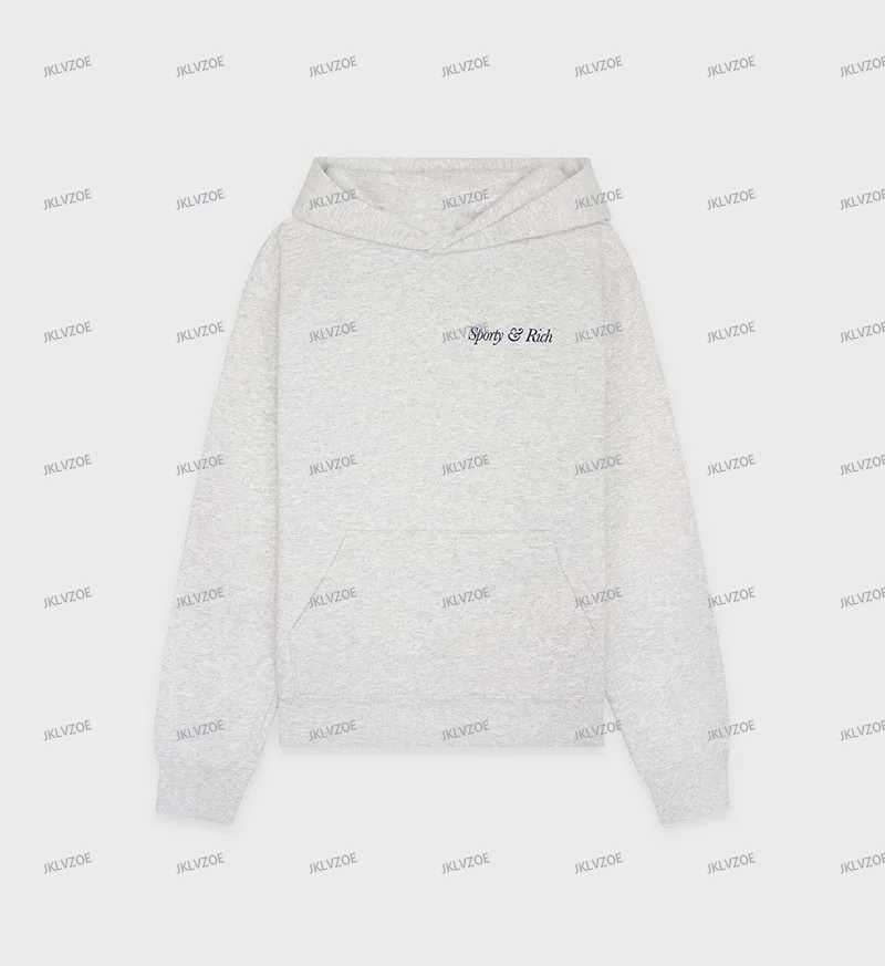 New Autumn and Winter North American Niche Sporty Rich Letter Print Womens Hoodie Cotton Sweatshirt Oversized Hoodie PulloversC241126