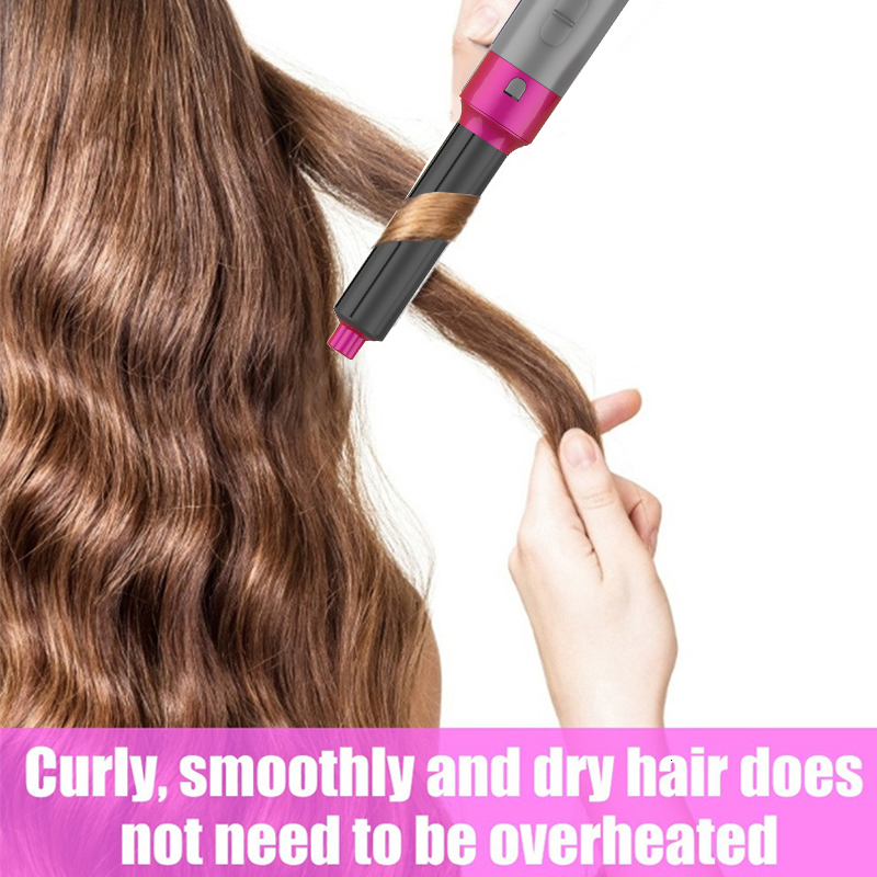5 In 1 Professional Curg Straightener Styg Tools For Wet And Dry Airwrap Hair Dryer Household