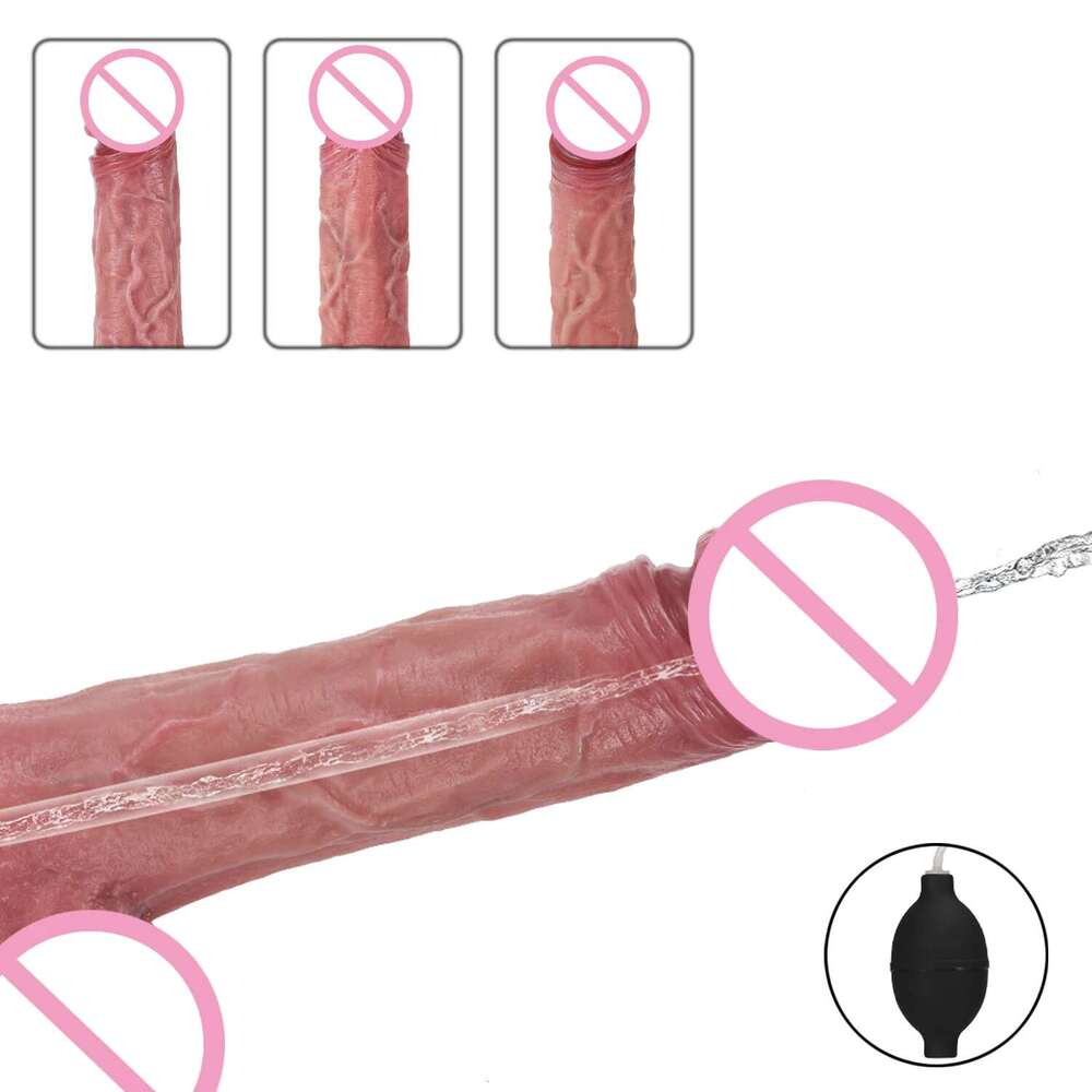 Realistic Squirting Dildo 8.5 Inch Ejaculating with Suction Cup G-Spot Anal Prostate Dildos Adult Sex Toys for Wome Men