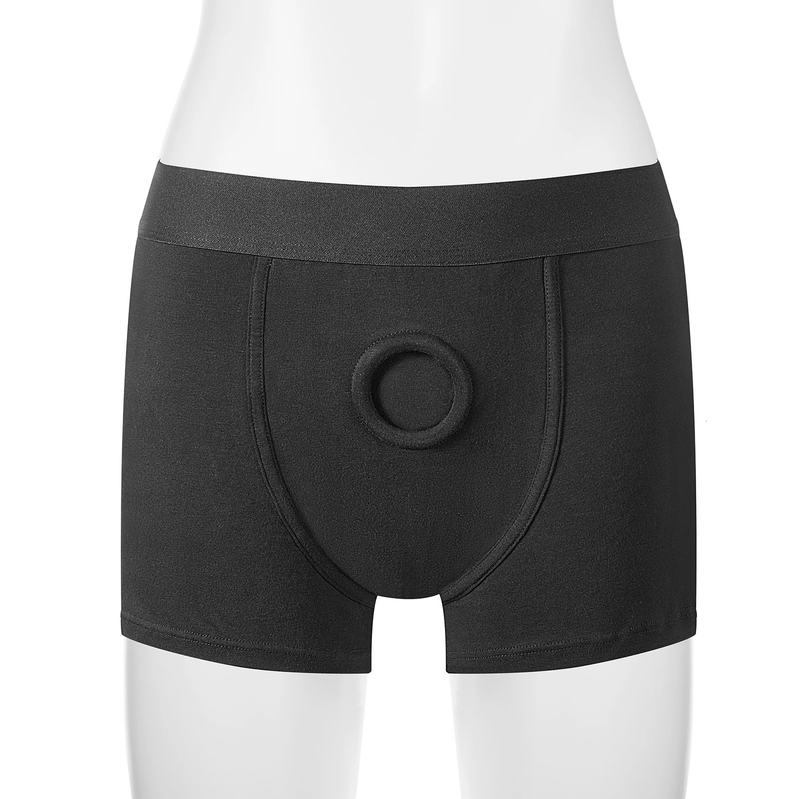 Black Strap On Harness Underwear Boxer Briefs 241127 - view 3