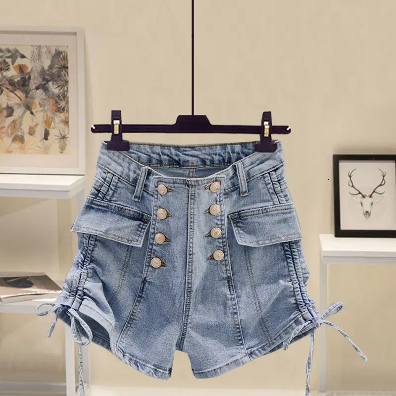 Sexy Women Summer Suit Streetwear Knitted Vest Cropwhite Shirt Blousedenim Shorts 3 Pieces Suit For Women Y2k Outfits Set 2 - view 6