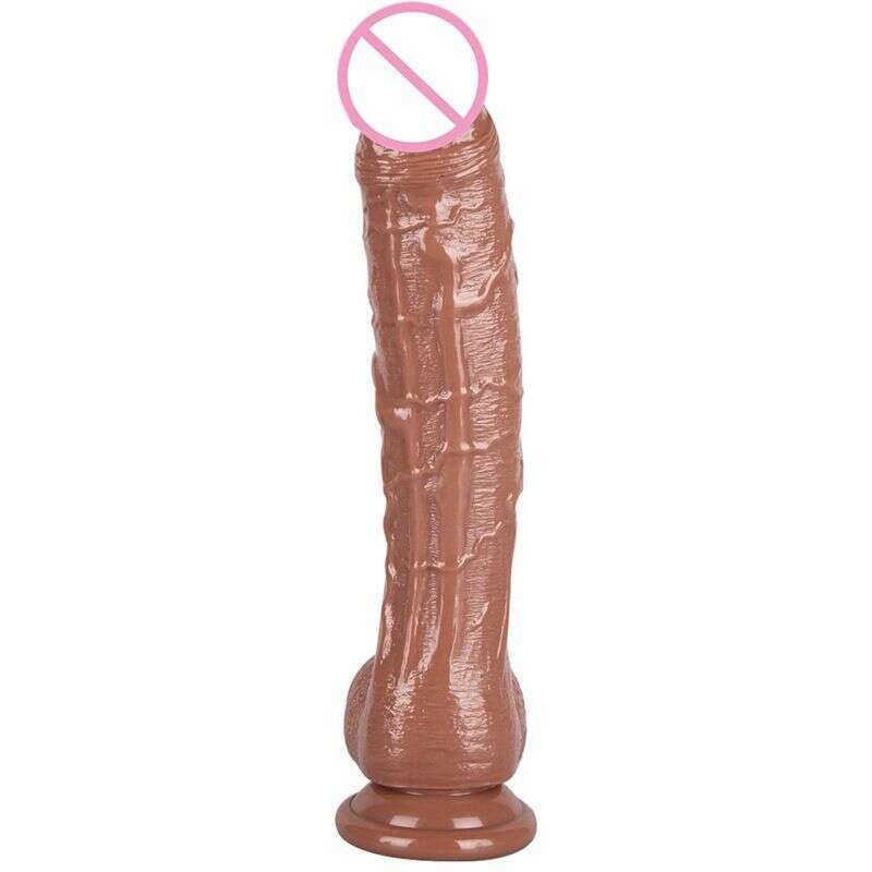 Realistic Long Dildo Erotic adult toys Huge Strong Silicone Suction Cup For Women anal Sex Products double dildo