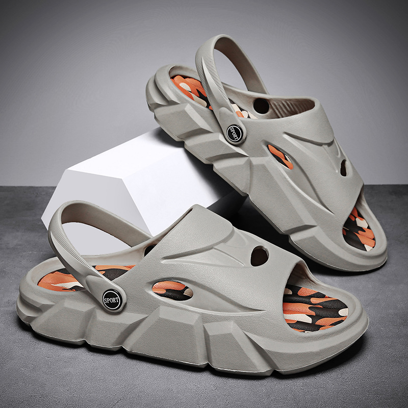 size summer beach breathable Large couples, slippers home and outdoor wear casual sandals for trendy men Lhshoe sals