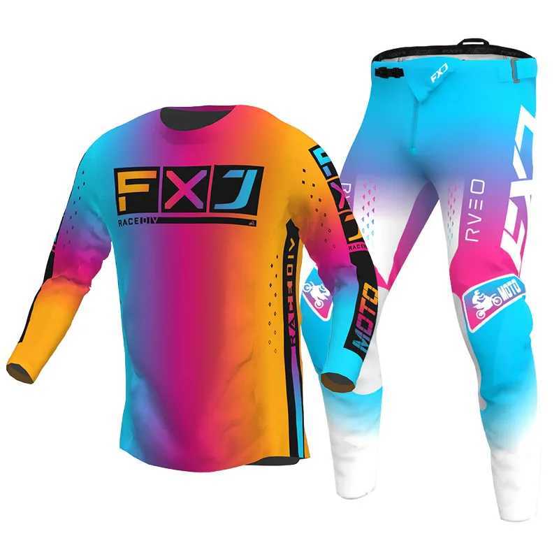 Racing Sets motocross gear set racing suit Off-road MX Enduro MOTO Mens Kits Womens Motorcycle Combo white Pink black red green S2411284