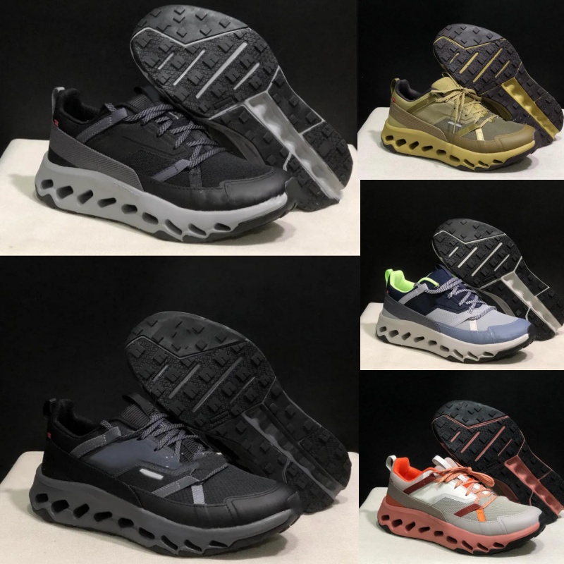 2025 Designer Running Shoes Horizon Alloy Waterproof Black Eclipse Cushioning Training Anti slip Lightweight Sneakers Sports Shoe trainers walking with box