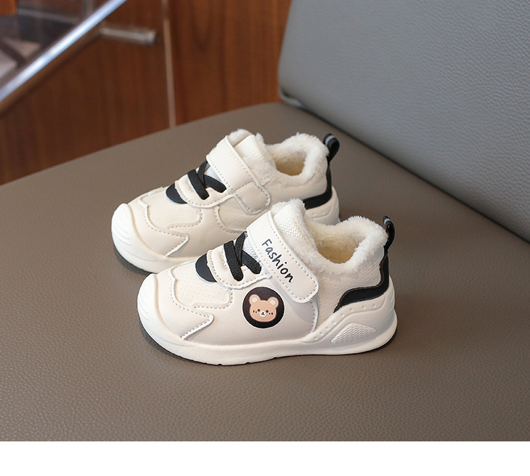 Toddler Warm Fur Baby Shoes Winter Infant Shoes Outdoor Newborn First Walkers Little Littlesprouts Kids Boy Girl Sneakers Trainers Sizes 15 - 25